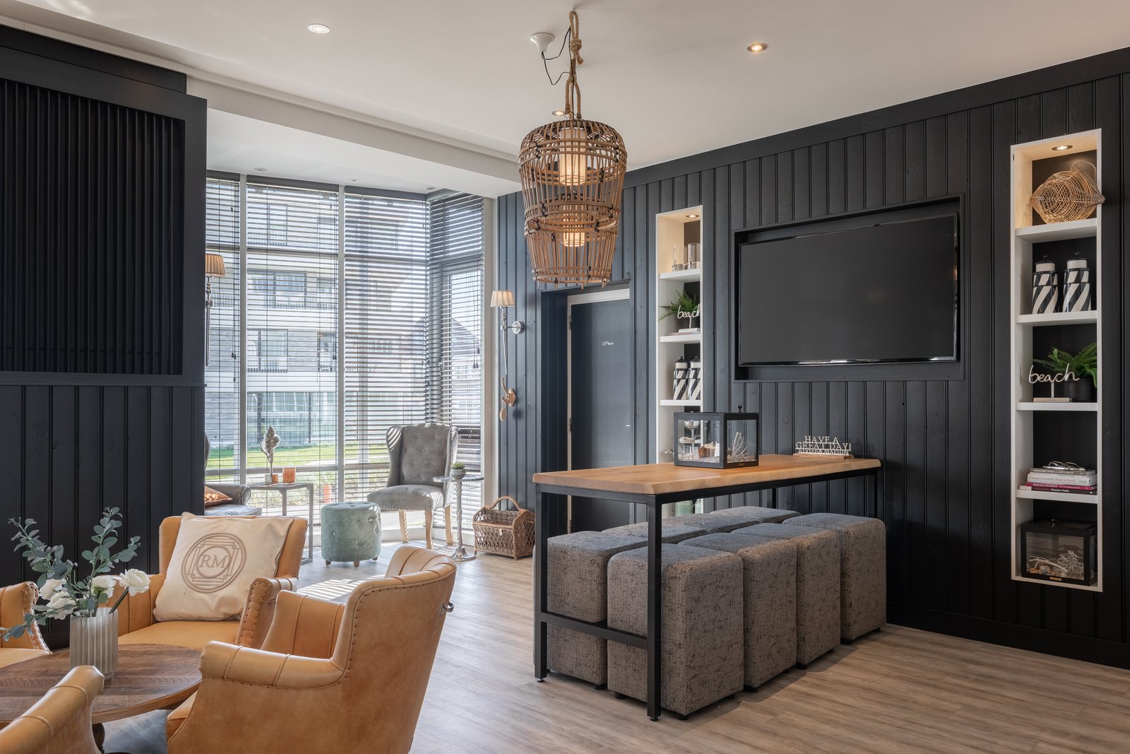 Seating area in the lounge