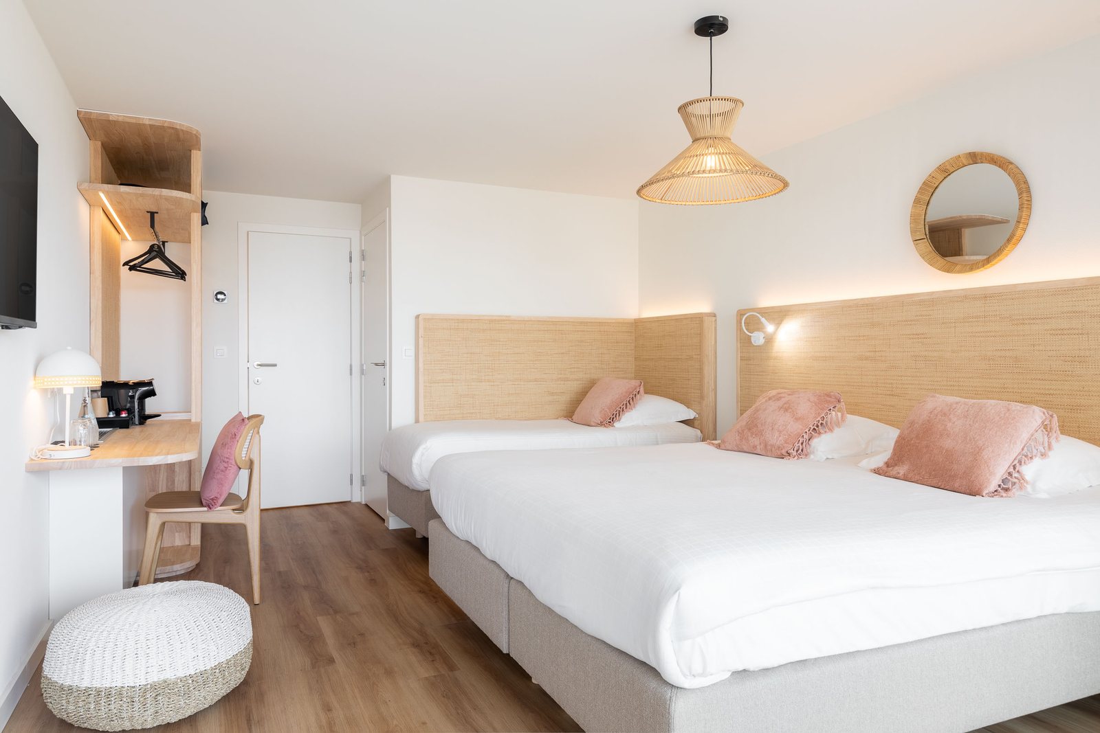 Comfort room with king-size bed