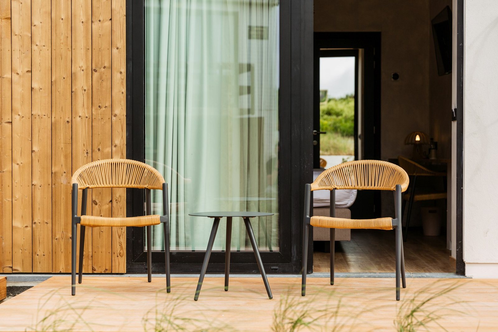 The private terrace of a Comfort room