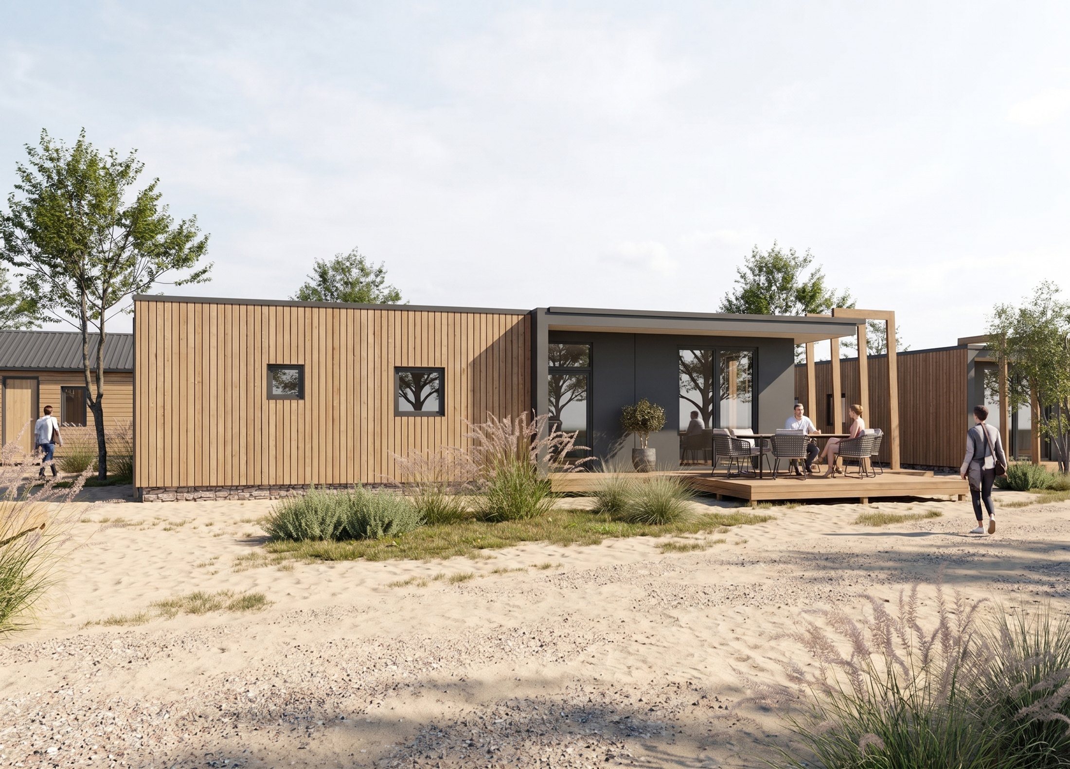 Lodges West Golf Village · rendu 3D